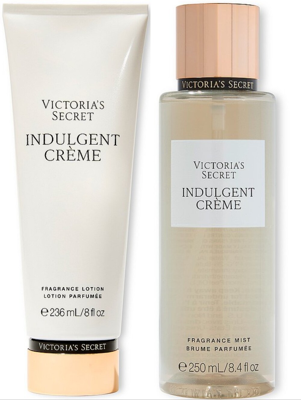 Victoria's Secret Indulgent Crème Fragrance Mist & Body Lotion Set NEW